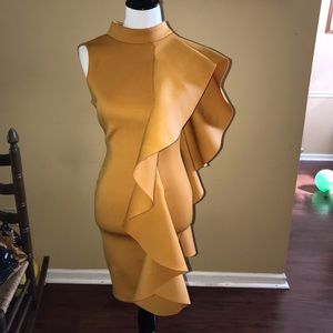 Sleeveless Ruffle Dress